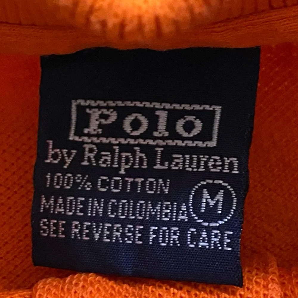 Polo Ralph Lauren Big Boys’ Sz M Orange Iconic Mesh Polo Shirt‎
